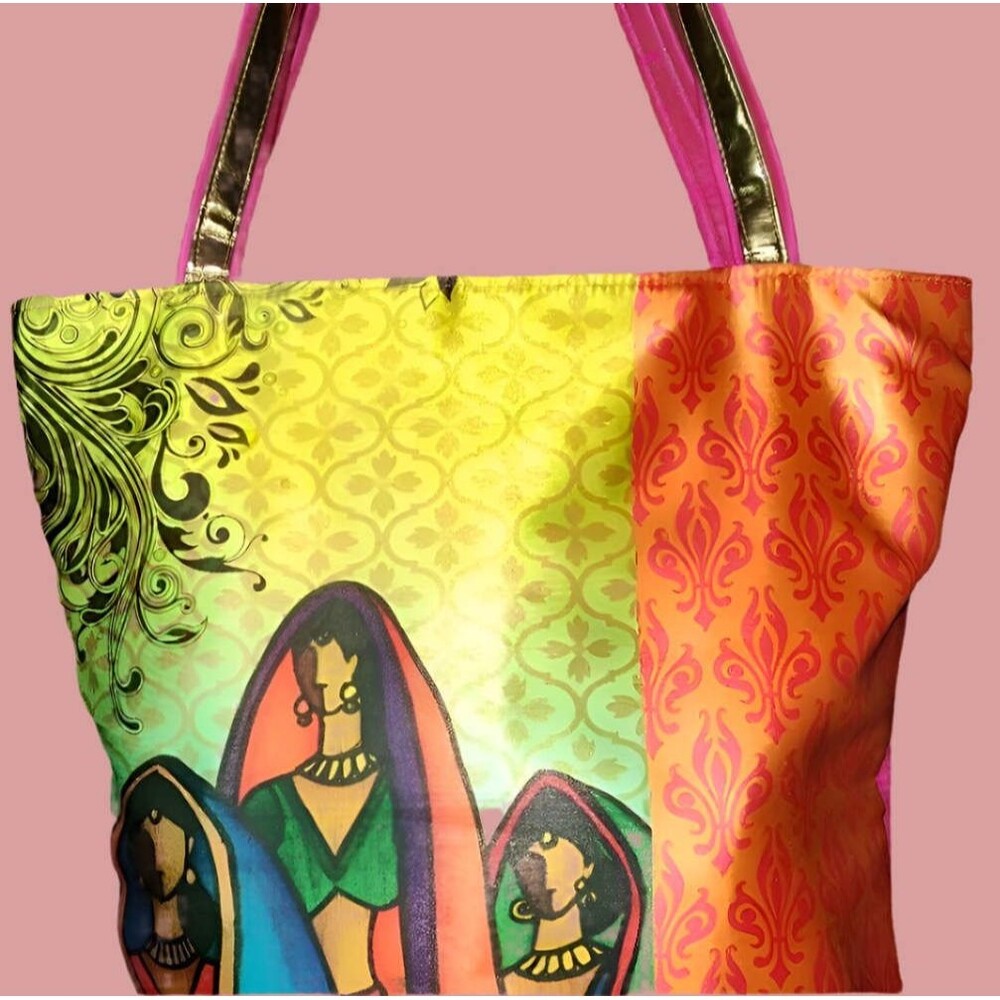 Hot Pink Beautiful Women Tote Bag